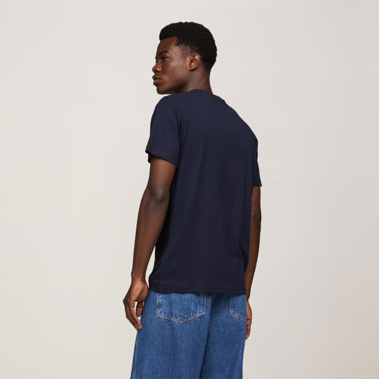Tommy Hilfiger Ανδρική κοντομάνικη μπλούζα Slim Essential Flag Tee